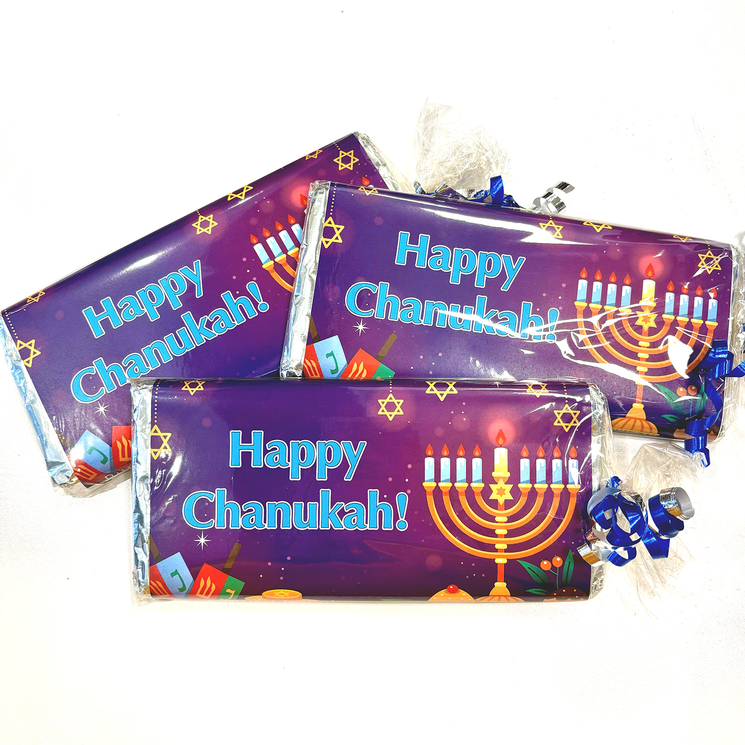 5 Ounce Chocolate Bar - Happy Chanukah