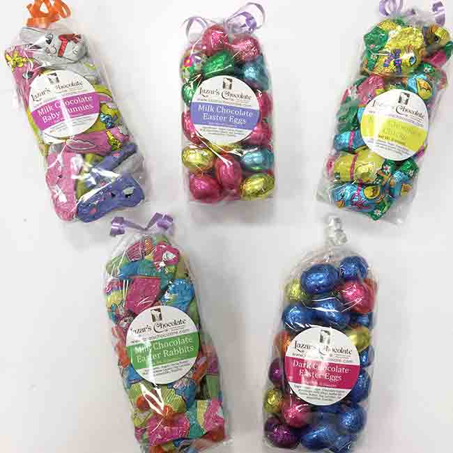 Brandy explode Carelessness Cellophane Gift Bags - Easter Chocolate