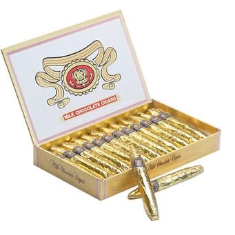 Milk Chocolate Gold Chocolate Cigars - Box of 24