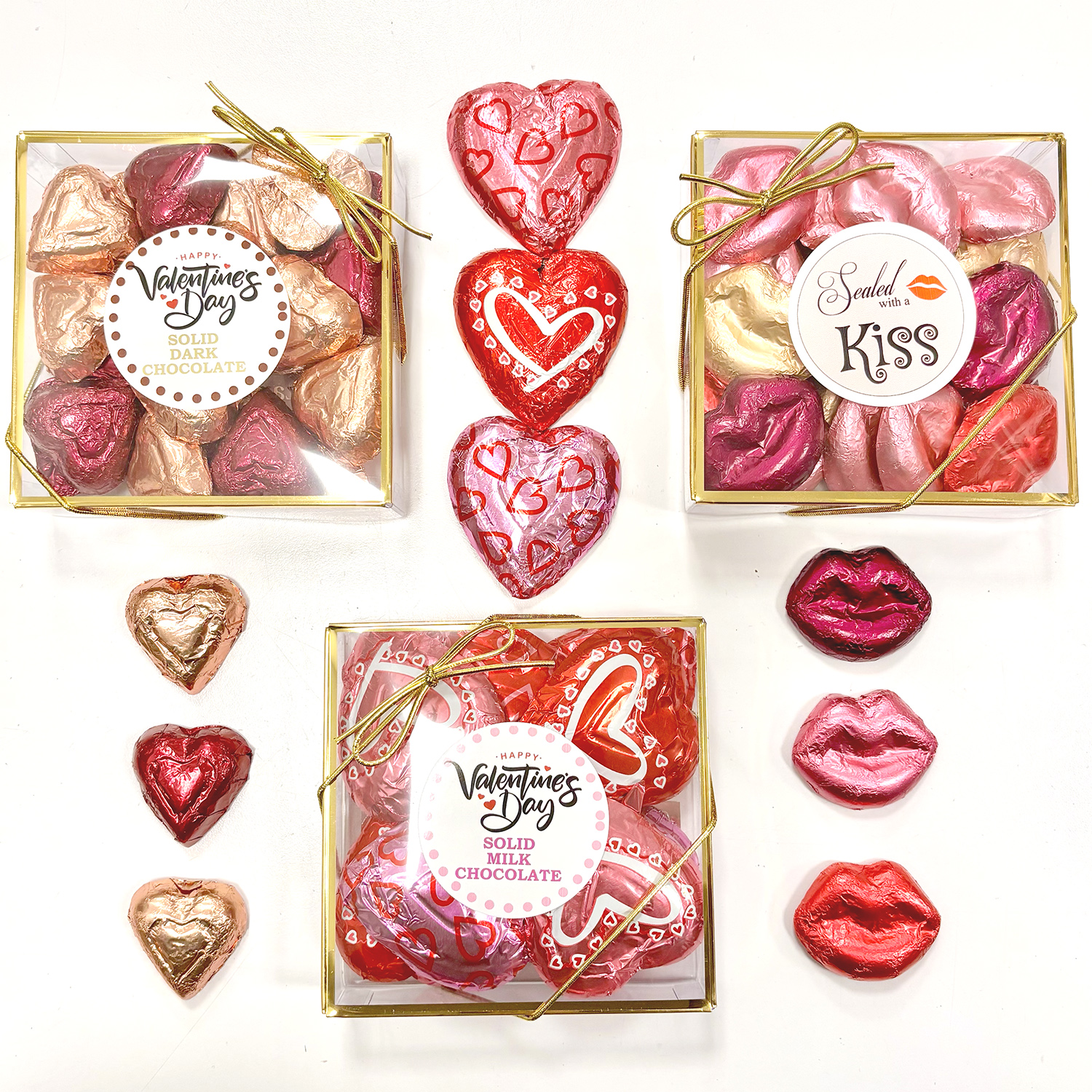 Clear Gift Box - Valentine Chocolates