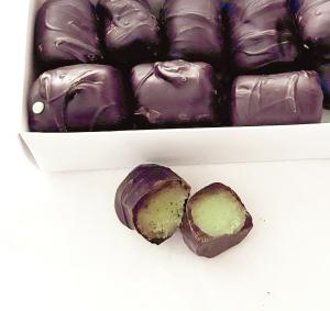 Dark Chocolate Covered Marzipan Bars