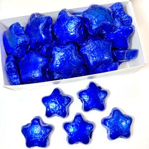 Milk Chocolate Blue Stars