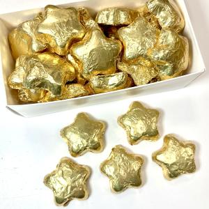 Milk Chocolate Stars - Gold