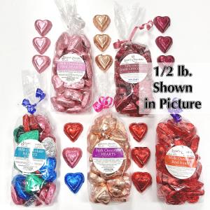 Chocolate Hearts - Cellophane Gift Bags