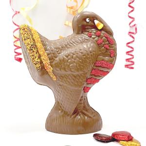 11 Inch Chocolate Turkey Centerpiece