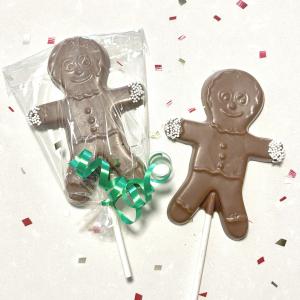 Milk Chocolate Gingerbread Man Pop