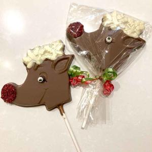 Chocolate Reindeer Pop