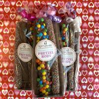 Fancy Gift Bag of Chocolate Pretzel Rods