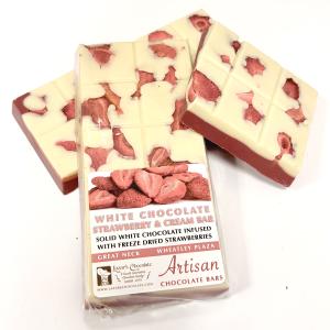 Strawberry & Cream Chocolate Bar